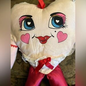 Vintage Pillow People Heart Throb Valentines plush